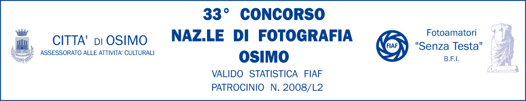 CONCORSO NAZIONALE FIAF - FOTOAMATORI SENZA TESTA OSIMO