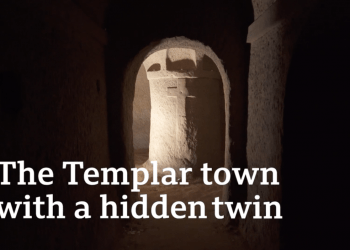 LA TELEVISIONE BBC INGLESE STREGATA DAI TEMPLARI  E LE GROTTE DI OSIMO