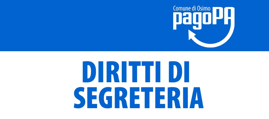 Al momento stai visualizzando PAGO PA – Diritti di Segreteria