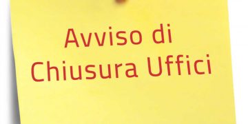 Privato: ORDINANZA: LUNEDI’ 7 DICEMBRE COMUNE CHIUSO