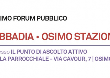 PRIMO FORUM PUBBLICO – 1 luglio | ABBADIA – OSIMO STAZIONE