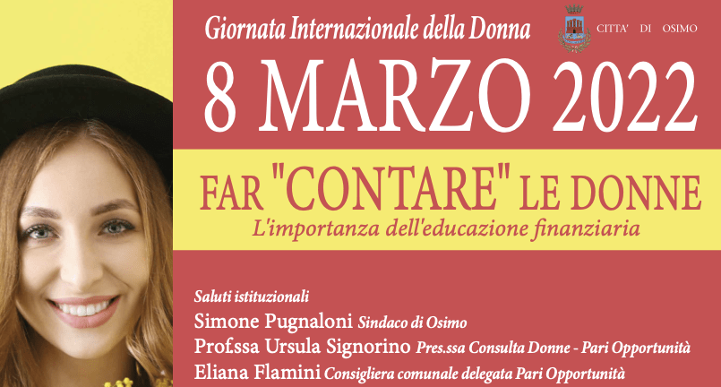 Al momento stai visualizzando GIORNATA INTERNAZIONALE DELLE DONNE – FAR “CONTARE LE DONNE” – evento on line 8 marzo 2022