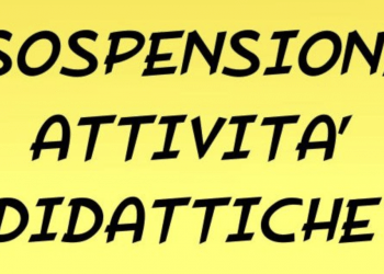 ALLUVIONE: SOSPENSIONE ATTIVITÀ DIDATTICA SCUOLE MATERNE, PRIMARIE E SECONDARIE DI PRIMO GRADO – 21 settembre