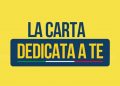 CARTA: DEDICATA A TE