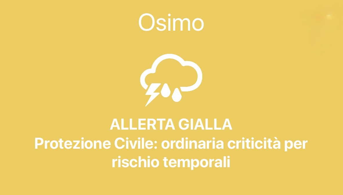 Al momento stai visualizzando ALLERTA METEO valida 16 maggio