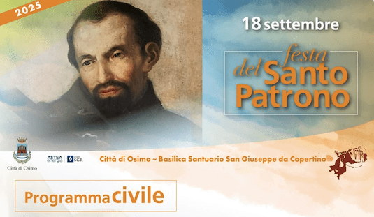 Al momento stai visualizzando PROGRAMMA FESTEGGIAMENTI SANTO PATRONO 2/21 settembre