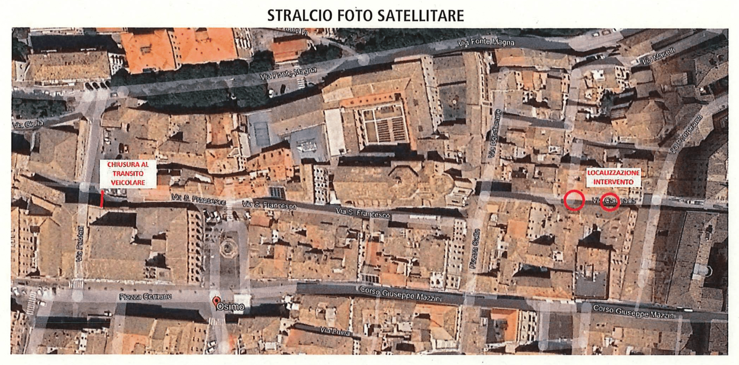 Al momento stai visualizzando COMUNICATO STAMPA: VIA CAMPANA, DA LUNEDI’ 1 DICEMBRE E PER TRE GIORNI  CHIUSA PER LAVORI ASTEA