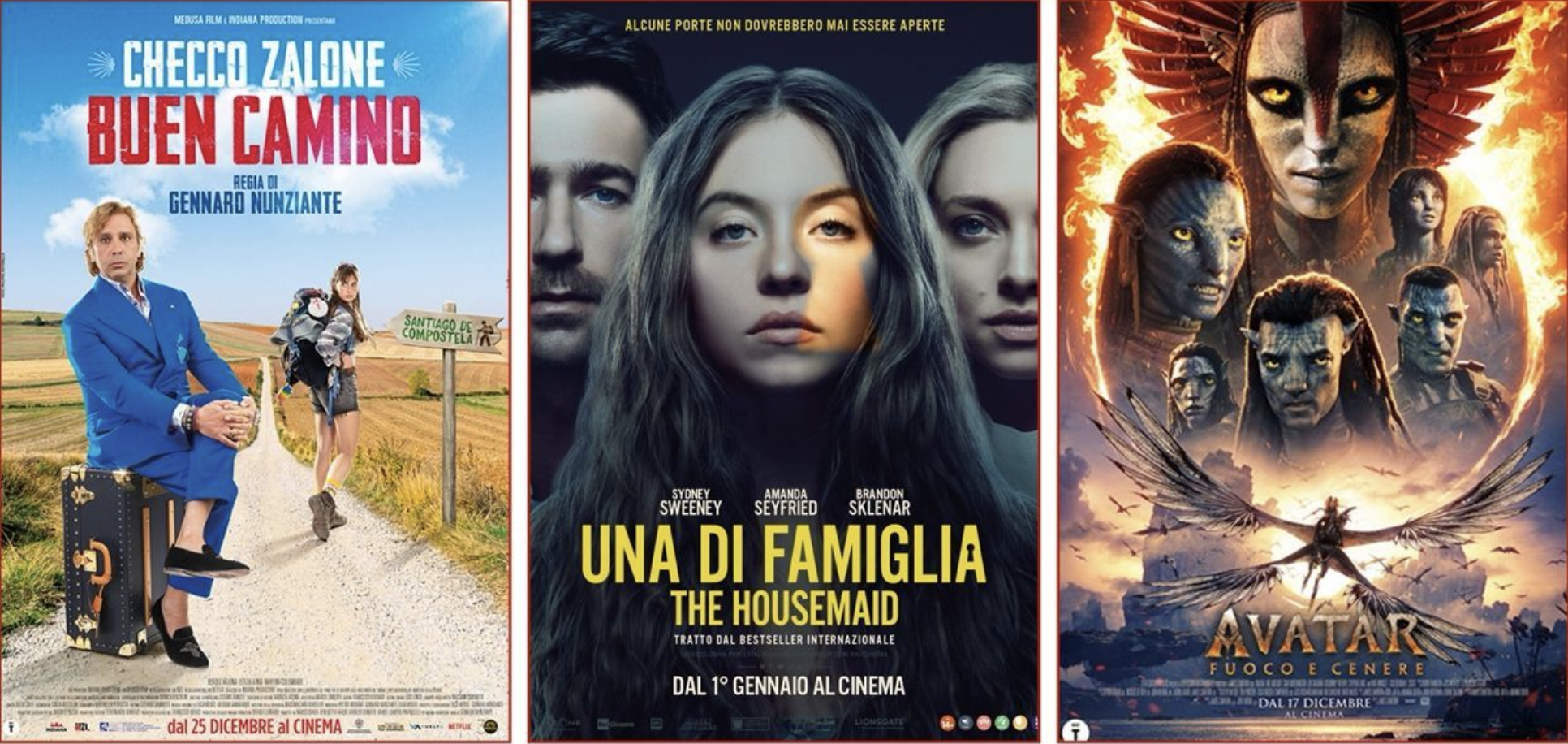 Al momento stai visualizzando CINEMA: programmazione dal 25 dicembre al 6 gennaio