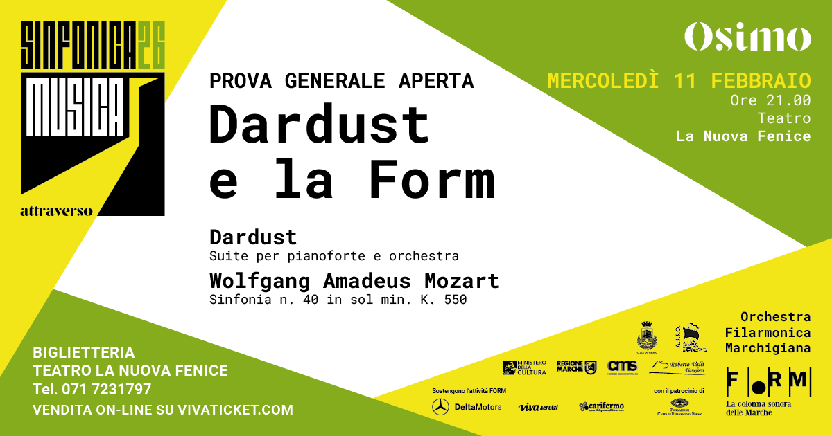 Al momento stai visualizzando DARDUST E LA FORM – 11 febbraio ore 21.00