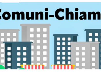 Immagine che riproduce il logo dell'applicazione - serie di palazzi per formare una città