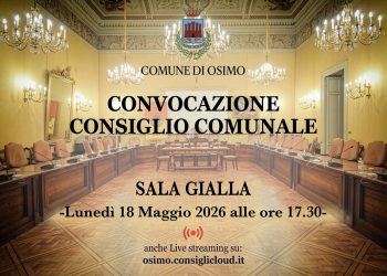 Convocazione Consiglio e rettifica – Lunedì 18 maggio ore 17,30