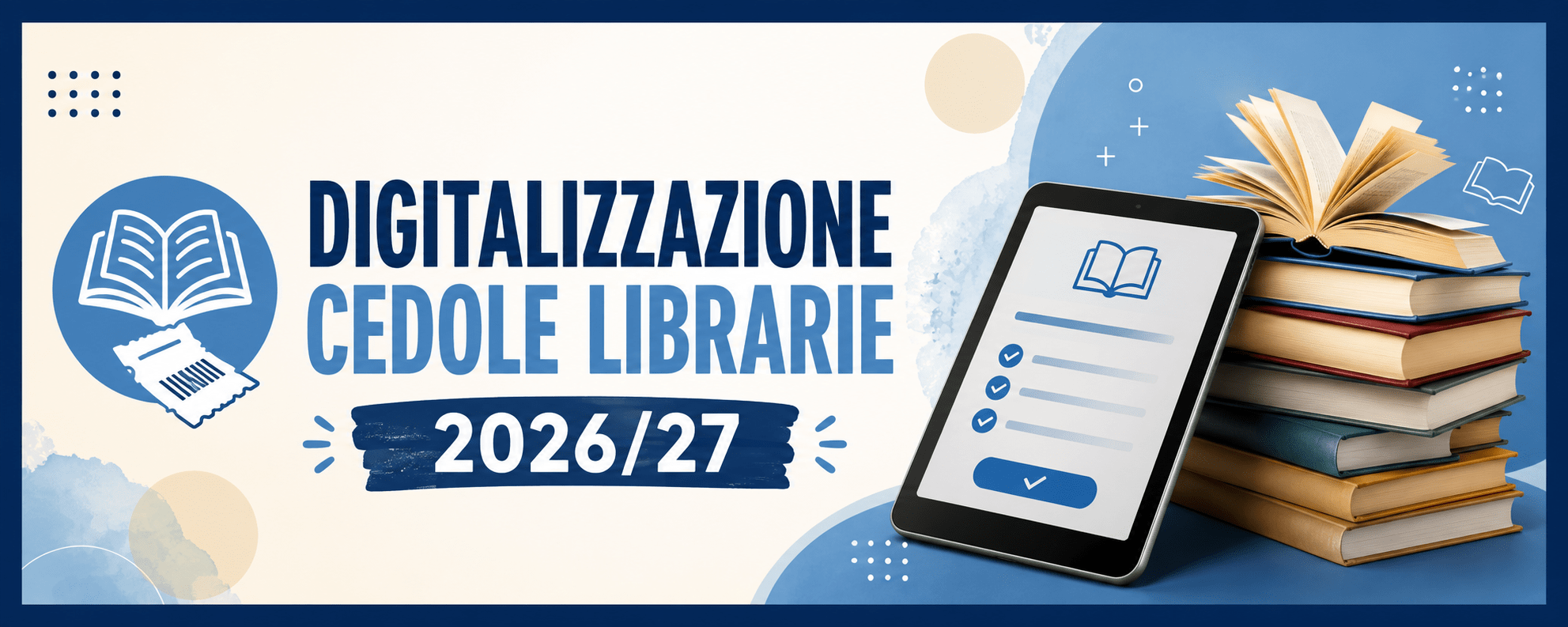 Al momento stai visualizzando DIGITALIZZAZIONE CEDOLE LIBRARIE 2026/27