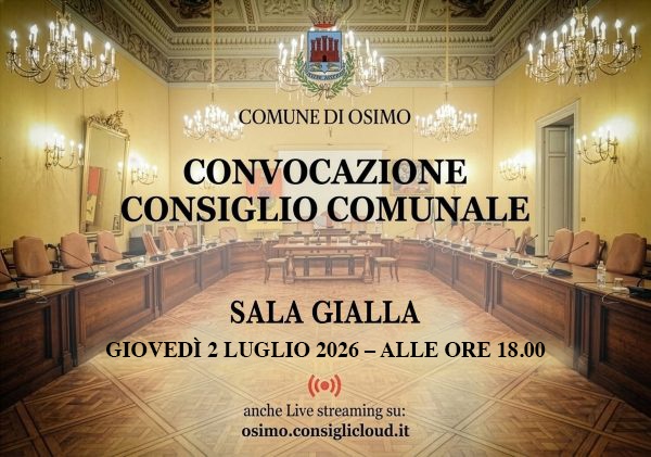 Al momento stai visualizzando Convocazione Consiglio – 2 luglio ore 18.00