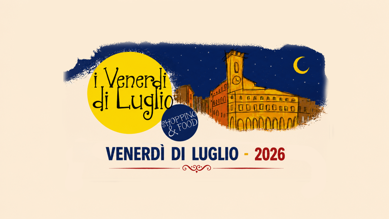 Al momento stai visualizzando I VENERDÌ DI LUGLIO 2026 – programma del 17 luglio