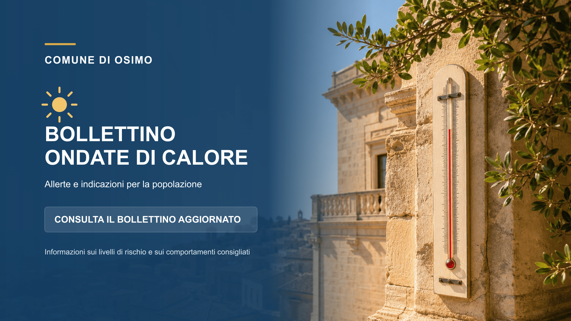 Al momento stai visualizzando Bollettino ondate calore valido fino al 6 agosto