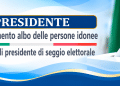 PRESIDENTE DI SEGGIO ELETTORALE scade 31 ottobre