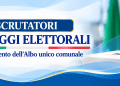SCRUTATORI DEI SEGGI ELETTORALI scade 30 novembre
