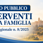 INTERVENTI PER LA FAMIGLIA – L.R.  8/2025 – scade 26 ottobre