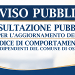 AGGIORNAMENTO DEL CODICE DI COMPORTAMENTO DEI DIPENDENTI – scade 29 ottobre