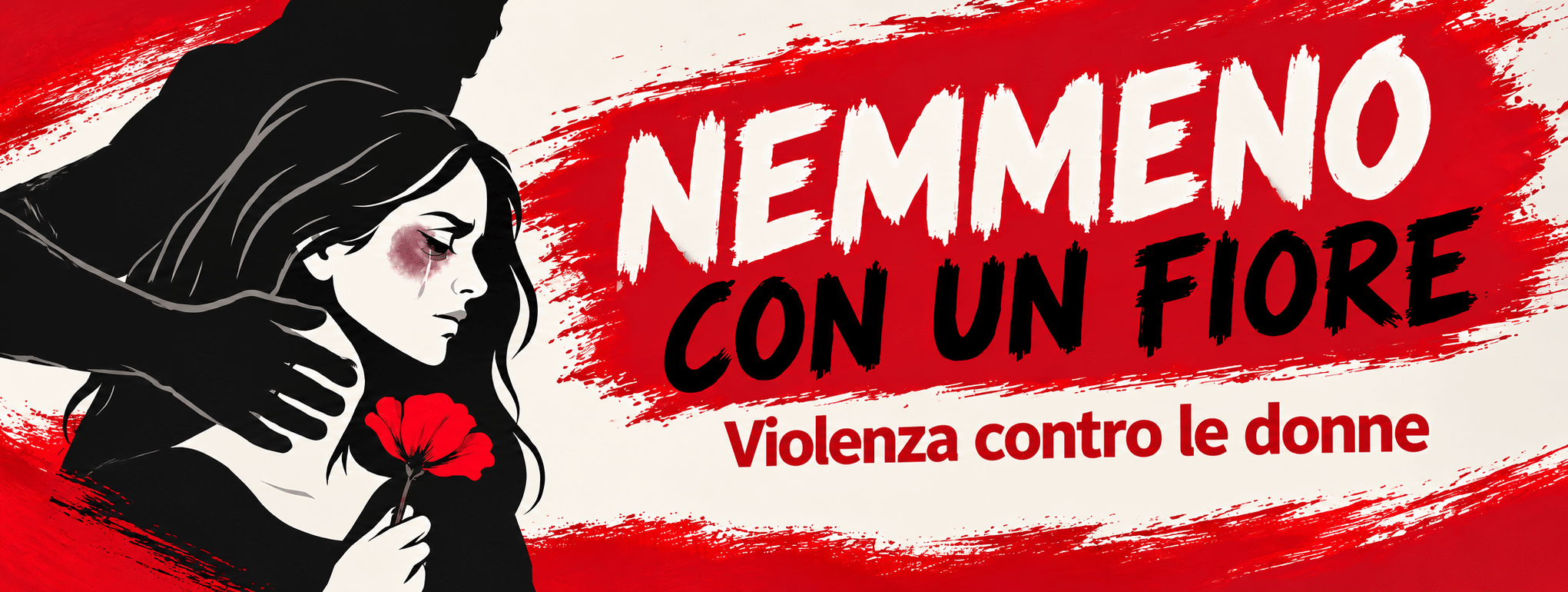 Al momento stai visualizzando NEMMENO CON UN FIORE – Violenza contro le donne – 29 novembre