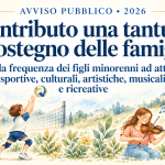 CONTRIBUTI A FAMIGLIE PER ATTIVITÀ LUDICO / CULTURALI / SPORTIVE scade 23 novembre ore 12